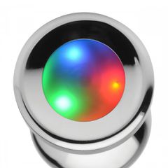 Light Up Large Anal Plug + Free Vibrating Ring-thumb-1