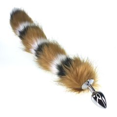 Wild Play Anal Plug – Metal Base with Fox Tail 35cm