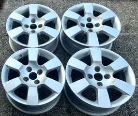 Ζάντες αλουμινίου αυθεντικές 16" από Peugeot 5008, 4x108, 4 τεμάχια εξαιρετικής κατάστασης