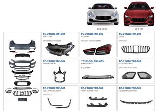 CONVERSION BODY KIT MASERATI GHIBLI M157 2013 - 2020 to M157 FACELIFT 2020+