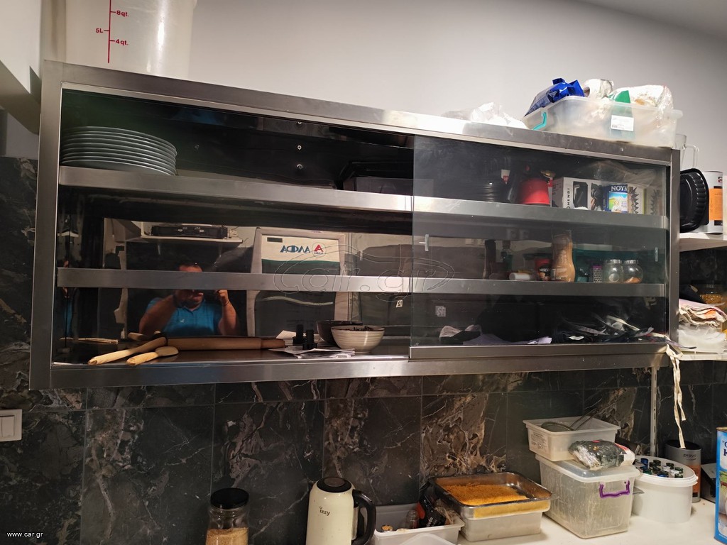 ποτηροθήκες με τζάμι, συνολικά 2 τεμάχια