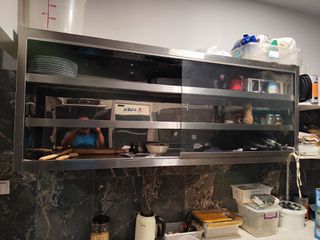 ποτηροθήκες με τζάμι, συνολικά 2 τεμάχια
