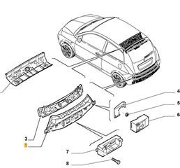 ΠΟΔΙΑ ΠΙΣΩ ΜΕΤΑΛΛΙΚΗ LANCIA Y 2003-2011 51703857 , 0051703857 ΕΙΔΙΚΗ ΤΙΜΗ ΚΑΙΝΟΥΡΙΑ ΓΝΗΣΙΑ  !!!