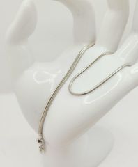 Αλυσίδα λαιμού Snake Chain ασημένια 925 42εκ Α9526 ΤΙΜΗ 55 ΕΥΡΩ