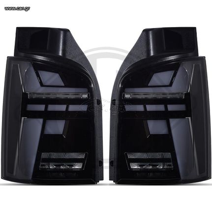 VOLKSWAGEN T5 2010-2015  TAILLIGHTS SMOKE GREY look T6  / ΟΠΙΣΘΙΑ ΦΑΝΑΡΙΑ ΦΥΜΕ ΓΚΡΙ