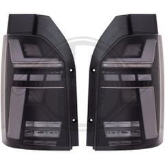 VOLKSWAGEN T6 2015-2020 DYNAMIC LED TAILLIGHTS BLACK / ΟΠΙΣΘΙΑ ΦΑΝΑΡΙΑ