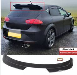 Αεροτομή οροφής μαύρη γυαλιστερή - Seat Leon 2009-2012