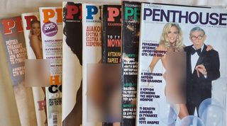 PLAYBOY Προσφορά, 8 περιοδικά πακέτο (6 PLAYBOY) & (2 Penthouse)