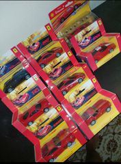 10 Συλλεκτικά Αυτοκινητάκια Ferrari 1:38 Exclusive Shell V-Power Club (Σφραγισμένα)