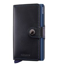 Secrid Miniwallet Original Black-Navy Ανδρικό Πορτοφόλι με RFID Προστασία