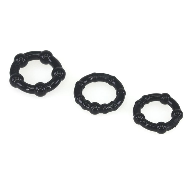 Performance Cockring Set – Black Edition