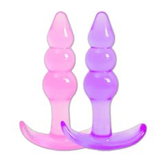 Passion Purple Anal Toy – Flexible Jelly Material