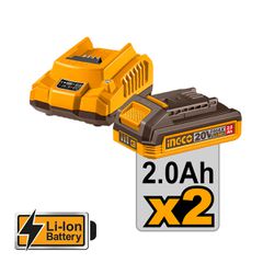Εργαλεία Compact Μπαταρίας 20V Li-Ion Σετ 2 τεμ.-thumb-1