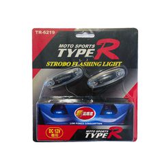 Διακοσμητικός Φωτισμός "Led & Strobo Flashing" TR-6219 Μπλε 2 Led & 1 Strobo 2 Τεμάχια-thumb-3