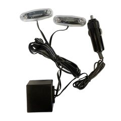 Διακοσμητικός Φωτισμός "Led & Strobo Flashing" TR-6219 Μπλε 2 Led & 1 Strobo 2 Τεμάχια-thumb-1