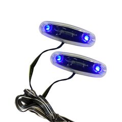 Διακοσμητικός Φωτισμός "Led & Strobo Flashing" TR-6219 Μπλε 2 Led & 1 Strobo 2 Τεμάχια-thumb-2