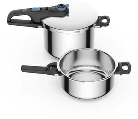 Tefal P2584301 Secure Trendy Χύτρες Ταχύτητας Set Quattro 4lt και 6lt