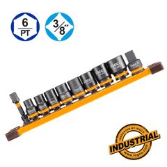 Καρυδάκια Αέρος 3/8" Σετ 10 τεμ. Ingco HKISSD38104