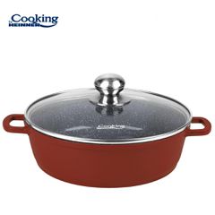 Heinner HR-JLG-J28JCR Βαθιά Κατσαρόλα από Αλουμίνιο 4.1lt / 28cm CALABRIA