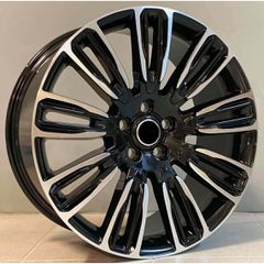 Land Rover Style 9034 9.5x22 5x120 ET48 Black Face Machined