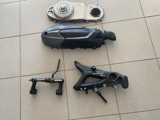 Kymco Downtown 300i 2007/15 καπάκια συμπλέκτη και βασεις Κινητήρα όλα σε άριστη κατάσταση!! σαν Καινούρια!