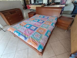 Σετ κρεβατοκάμαρα (κρεβάτι, καθρέφτης, συρταριέρα, κομοδίνα) (#12)