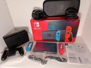 Nintendo Switch ολοκαίνουριο + θήκη Πλήρες πακέτο ΜΟΝΟ 189€