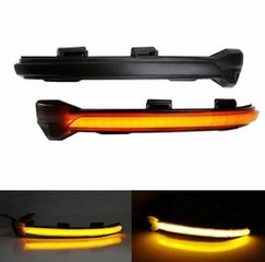 Τρεχούμενα led φλας για καθρέφτες για Land Rover Discovery 4 LR4, L462 (2014-2018), Sport L494 (2014-2018), Evoque (2012+), Rane Rover L405 (2013-2018) - φιμέ με τρεχούμενο φλας - σετ 2τμχ.