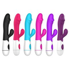 Pretty Love Silicone Rabbit Vibrator 30 Speed-thumb-1