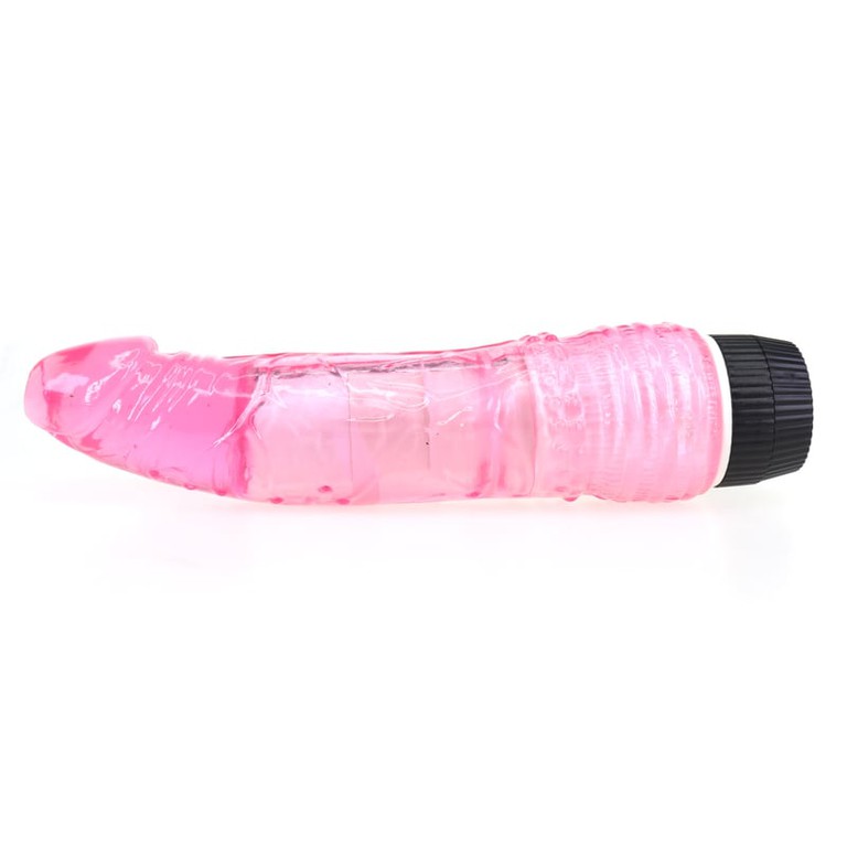 Vibrating Realistic Dildo – Pink Edition