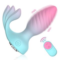 Blue Dual-Motor Butt Plug – Deep & Rumbly Pleasure-thumb-1