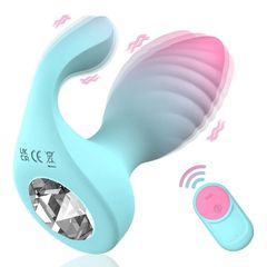 Blue Dual-Motor Butt Plug – Deep & Rumbly Pleasure-thumb-2