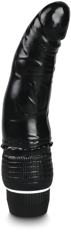 Vibrating Realistic Dildo – Black Edition