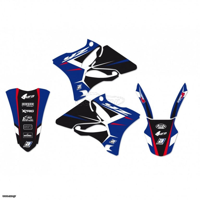 ΥΖ 125/250 2002-2014 Αυτοκόλλητα Blackbird DREAM 4