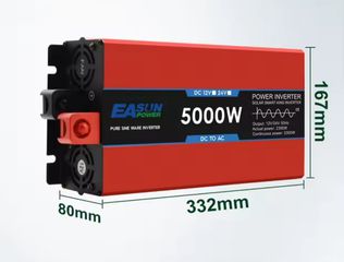 Inverter 24V 5000W Καθαρού ημιτόνου