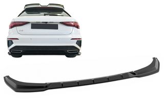 ΠΙΣΩ ΣΠΟΙΛΕΡ Rear Bumper Extension Splitter Audi A3 8Y S-Line (2020-2024) Sportback Black