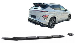 Πίσω Σποιλερ Rear Bumper Hyundai KONA N-Line Mk2 (2023-2027) Black