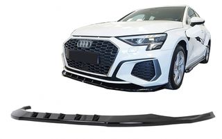 Εμπρός Σποιλερ Front Bumper Spoiler Lip Audi A3 8Y S-Line S3 (2020-2024) Sedan Sportback RS3 Design