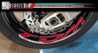 ΑΥΤΟΚΟΛΛΗΤΑ ΖΑΝΤΩΝ FULL ΓΙΑ YAMAHA TDM 900 - 850 RED WHITE
