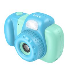 Hoco DV201 Παιδική Κάμερα 2.4" IPS HD Οθόνη 600mAh Υποστηρίζει Κάρτα Μνήμης έως 32Gb Μπλε