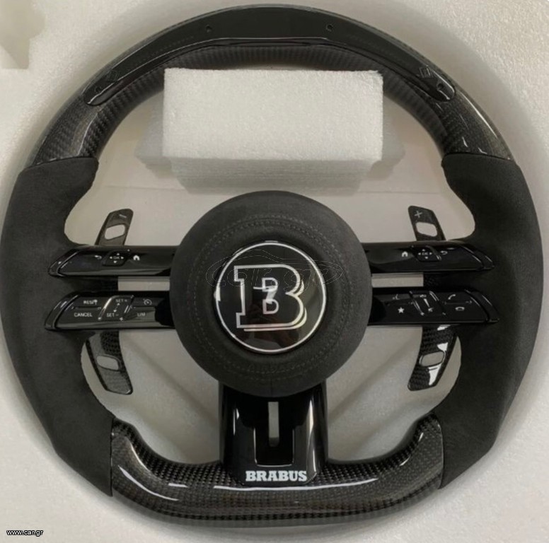 Τιμόνι Mercedes Benz Carbon Με Οθόνη LED