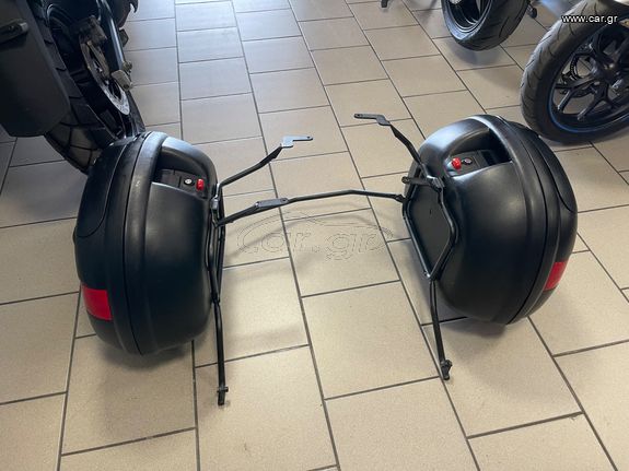 ΠΛΑΙΝΕΣ ΒΑΛΙΤΣΕΣ ΜΑΥΡΕΣ  GIVI EN41 ΜΕ ΒΑΣΕΙΣ ΠΛΑΙΝΩΝ ΒΑΛΙΤΣΩΝ  GIVI  PL3101  ΓΙΑ VSTROM V-STROM V - STROM 650  /  DL 650  2012 - 2016