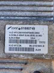 Εγκεφαλος Fiat Doblo 85HP EU4 MJD 6F3.D6    51880748
