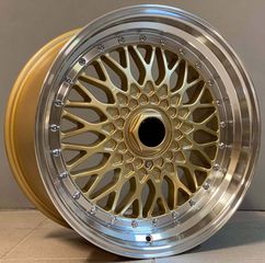 BBS Style 247 9.5x18 5x112/120 ET20 Gold Lip