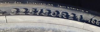 ΕΛΑΣΤΙΚΑ 325/30R21 DUNLOP (δύο μεταχειρισμένα)***TYRES SHOP PARADISIS***