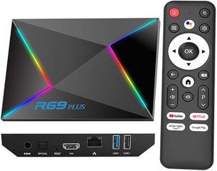R69 PLUS 4GB Ram+32GB WiFi6 Octa core Android 14.0 TV Box 8K