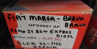 σετ σιαγονες φρενων φερμουιτ , Alfa Romeo , Fiat , Lancia , Renault , με κωδικο : 60703319 , 203x39