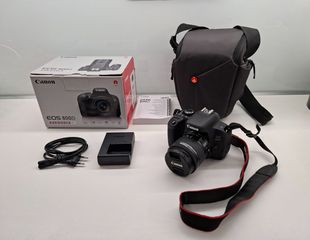 CANON EOS 800 D DSLR, ΦΑΚΟΣ 18-35 ΚΑΙ ΘΗΚΗ ΜΕΤΑΦΟΡΑΣ