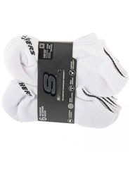 Skechers 6pk Core Lowcut Md Socks S118209WHT