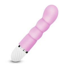 Vibrating Silicone G-Spot Vibrator Pink-thumb-1
